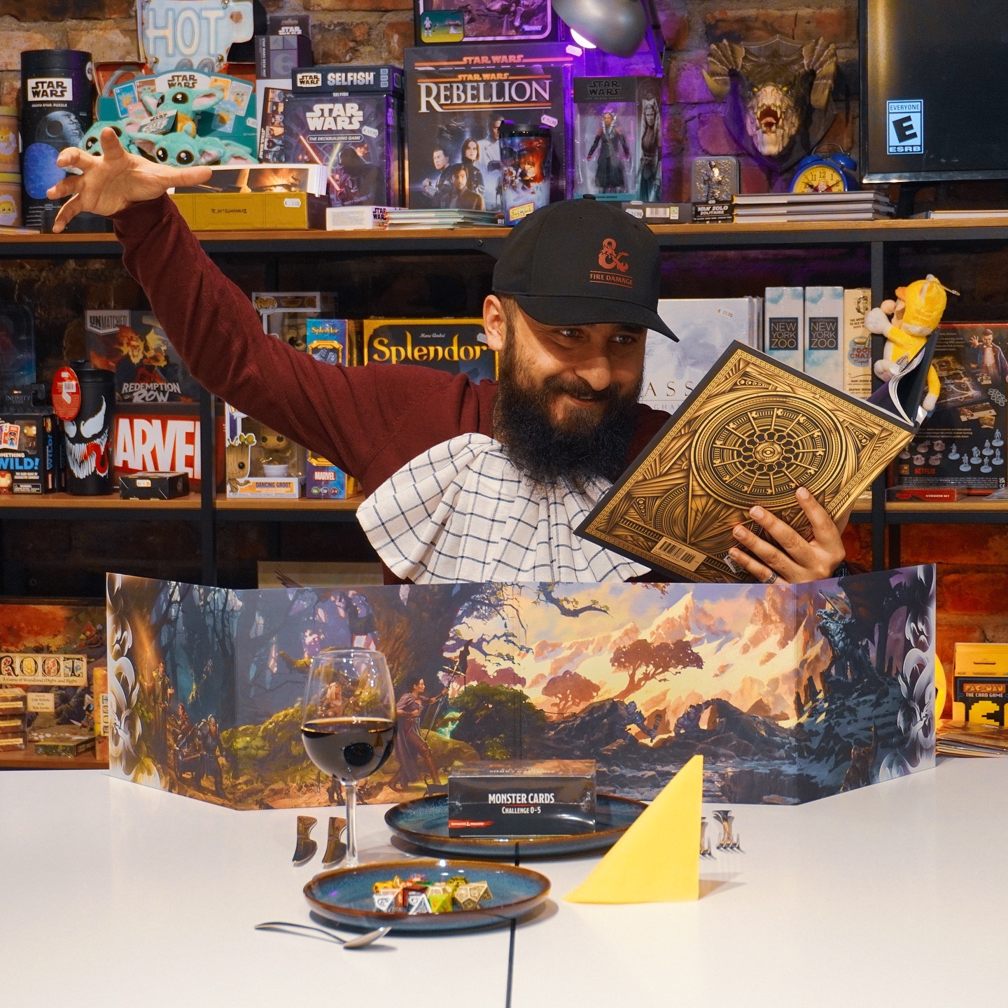 Behind the scenes! 📸
Since we do a lot of 😎 cool stuff here, but it does not always get published, we decided to release this picture we did for a 🎲 D3 event cover that for us standed out in composition.
Hope you like our D&D themed dinner date composition, too 💖
#mabrikstudios #d3 #dicedontdie #dungeonsanddragons #rpg #roleplayinggames #date #romantic #romance #dice #gaming