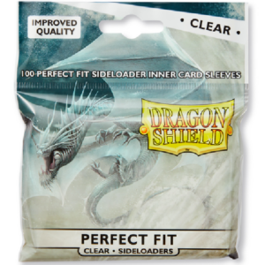 Dragon Shield: Perfect Fit Sleeves - Clear Sideloaders (100 tk)