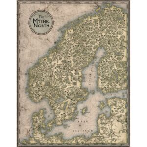 Vaesen Nordic Horror RPG - Gamemaster's Screen & Map