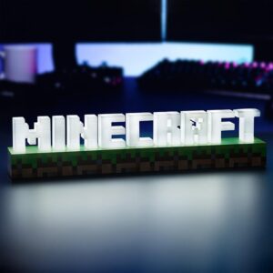 LED lamp Minecraft - Logo 41 cm