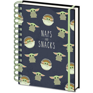 Märkmik Star Wars: The Mandalorian - Snacks And Naps (A5)