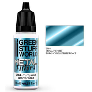 Green Stuff World - Metal Filters: Turquoise Interference 17 ml