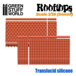Green Stuff World: Silicone Molds - Rooftops 1/35 (54 mm)