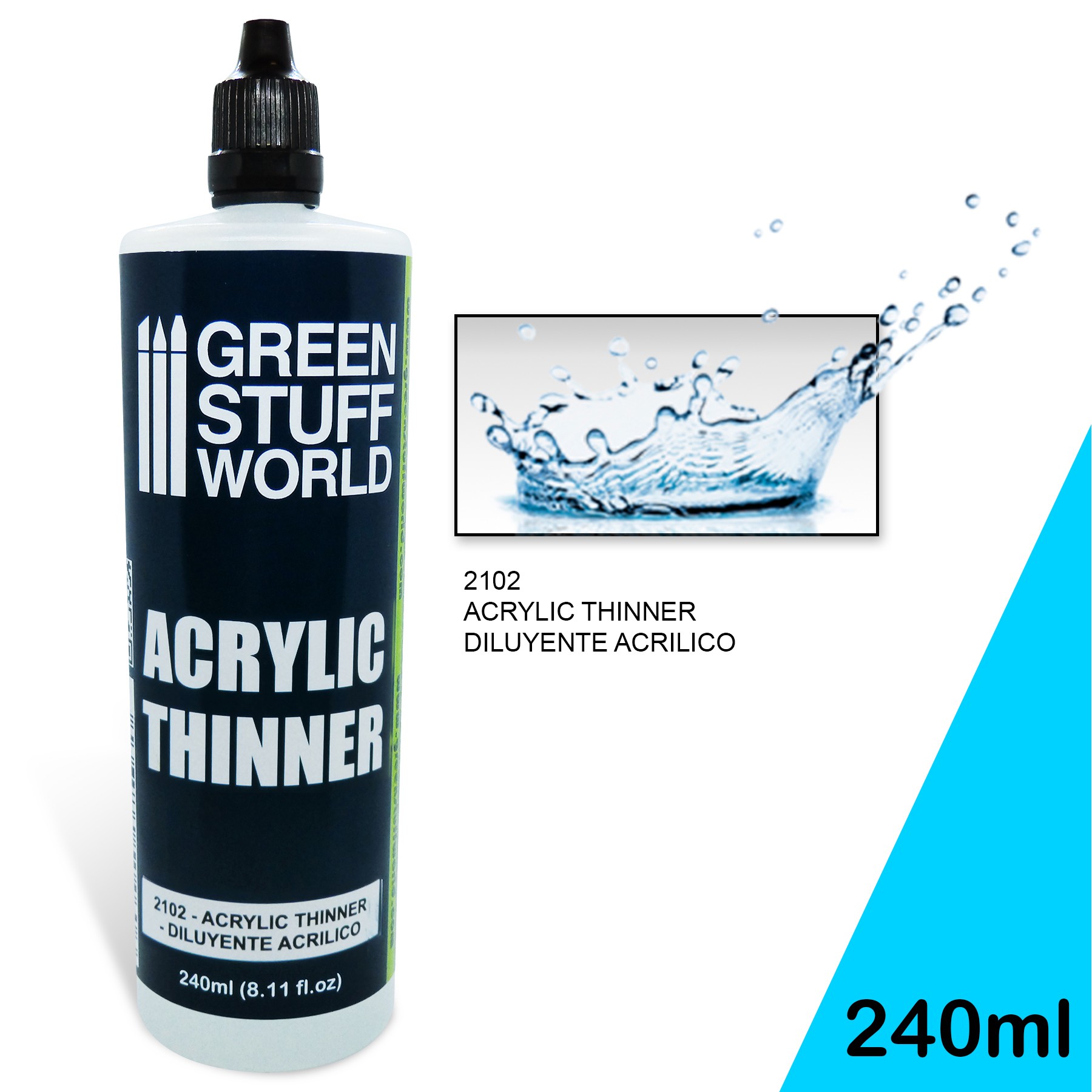 Green Stuff World Acrylic Thinner (240 ml)