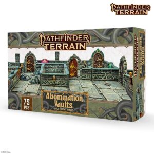 Pathfinder Terrain Abomination Vaults Half-Height walls