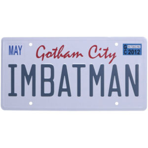 Silt Batman - Gotham City License Plate 30 x 15 cm