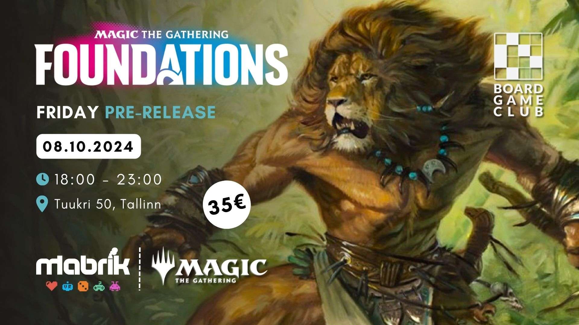 Events - 08.11.2024 - MTG: Foundations Friday Pre-Release