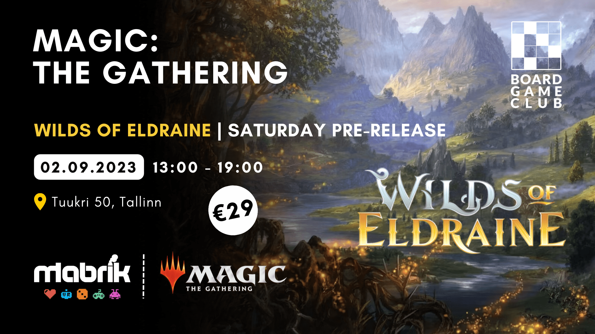 Events - 02.09.2023 - MTG: Wilds of Eldraine Saturday Pre-Release