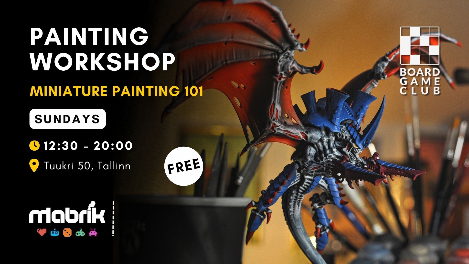 Events - Every Sunday - Painting Workshop