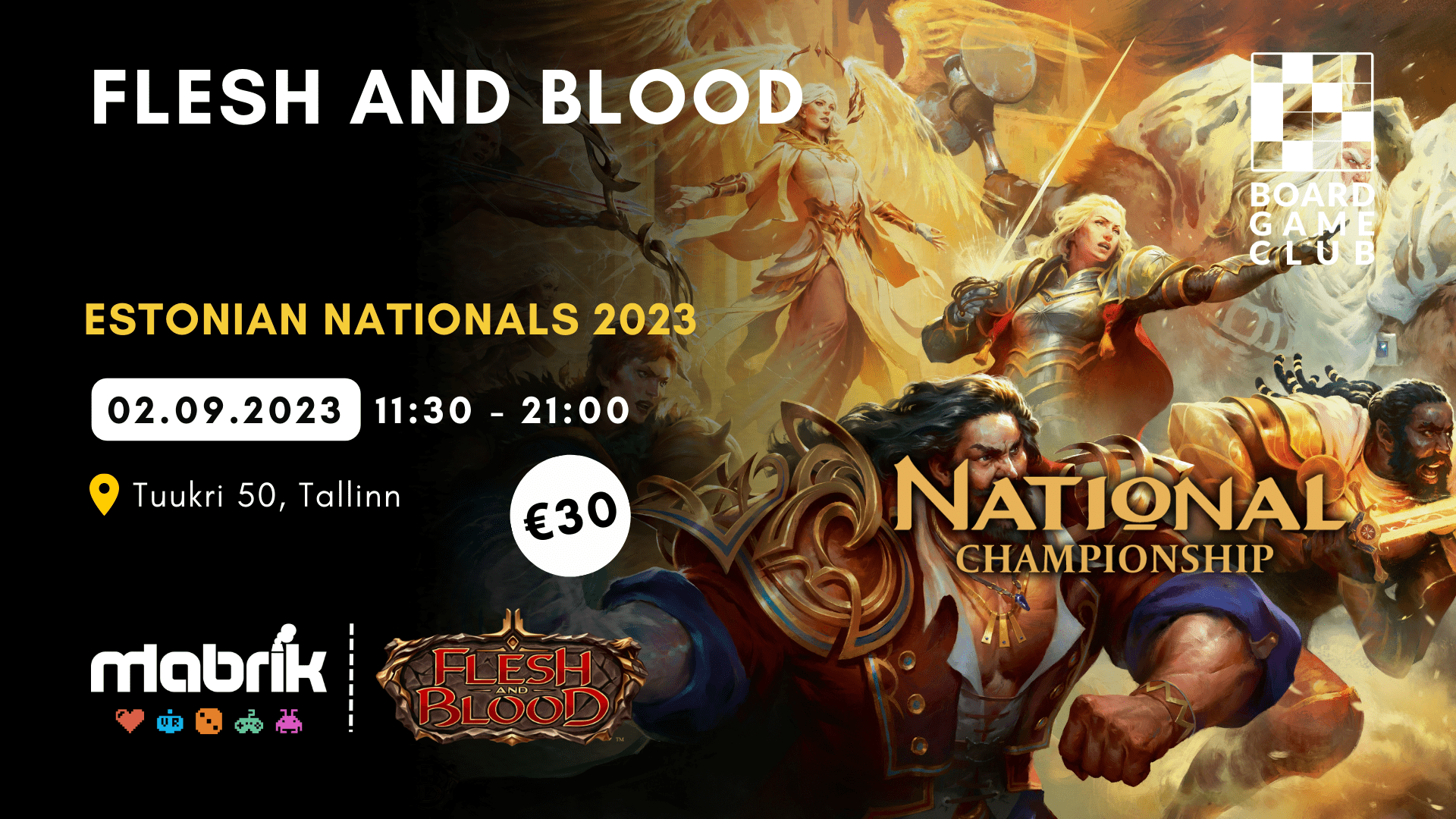 Events - 02.09.2023 - Flesh & Blood - Estonian Nationals 2023