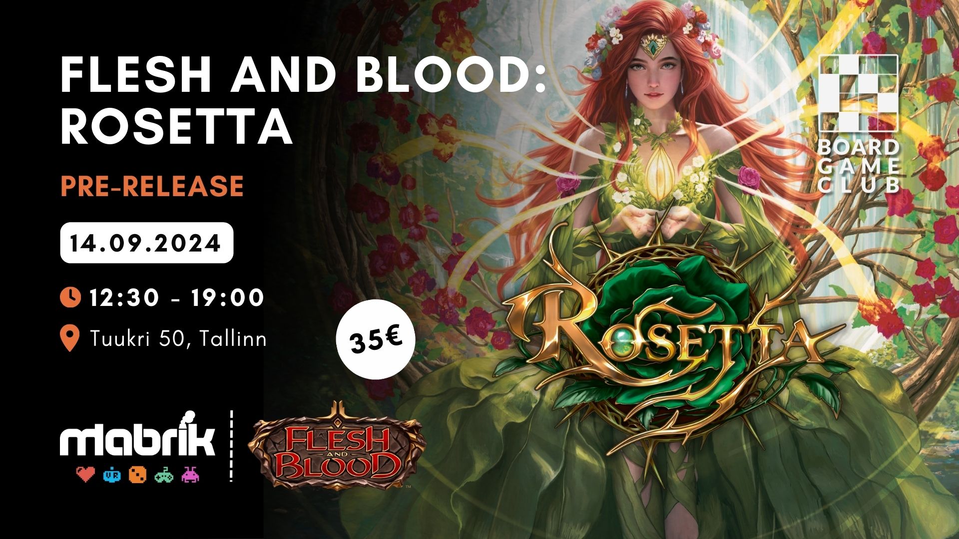 Events - 14.09.2024 - Flesh and Blood: Rosetta Pre-Release