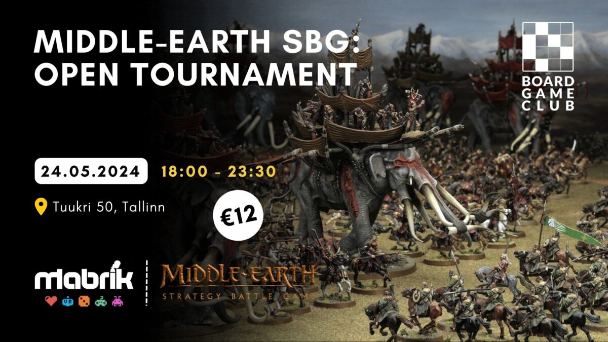 Events - 28.04.2024 - Middle-Earth SBG - Open Tournament