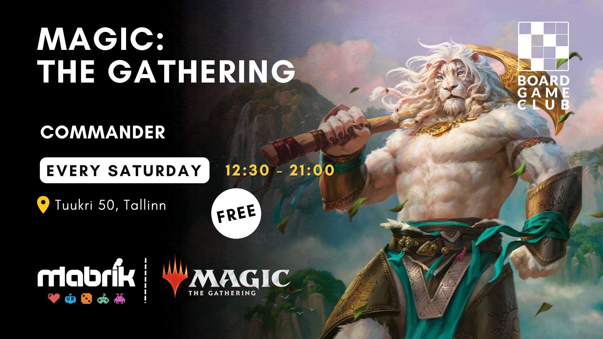 Events - Weekly Commander Open Play Day