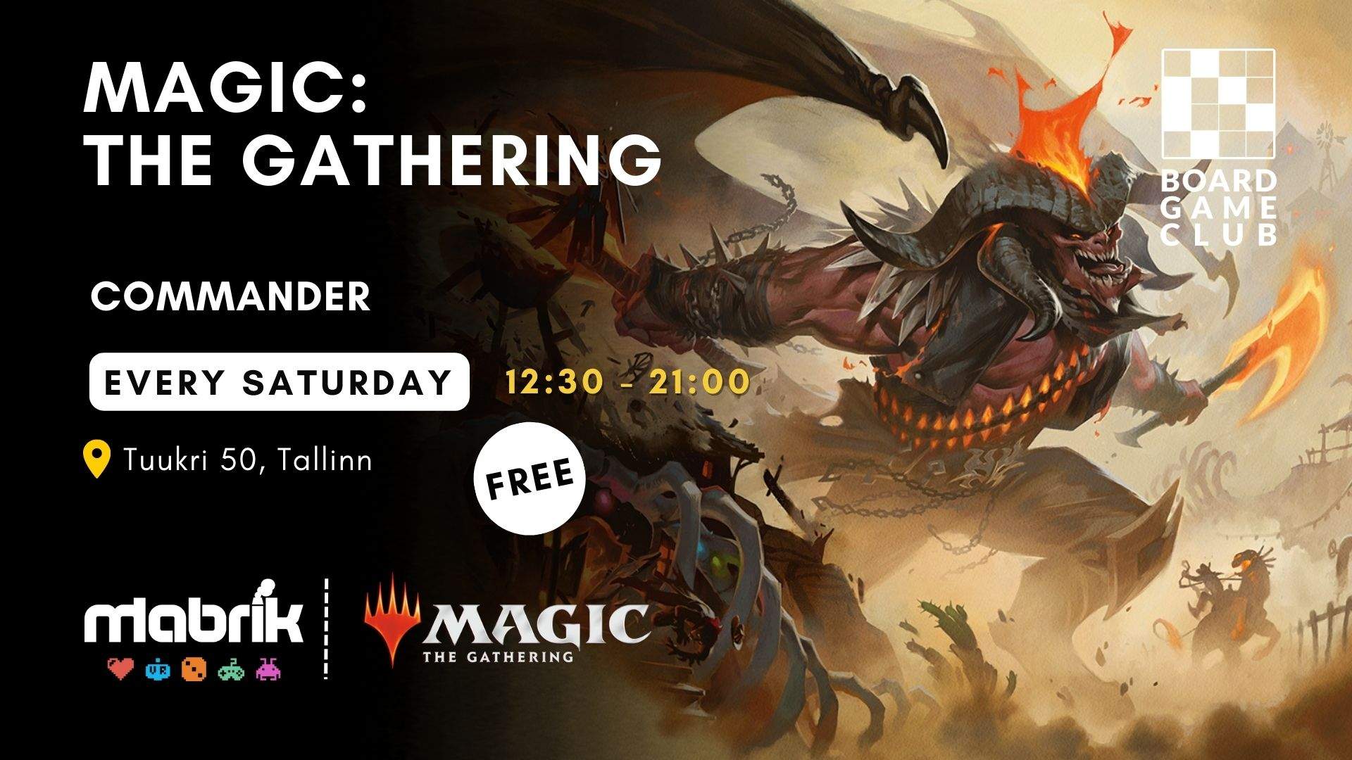 Events - Weekly MTG Commander Open Play Day