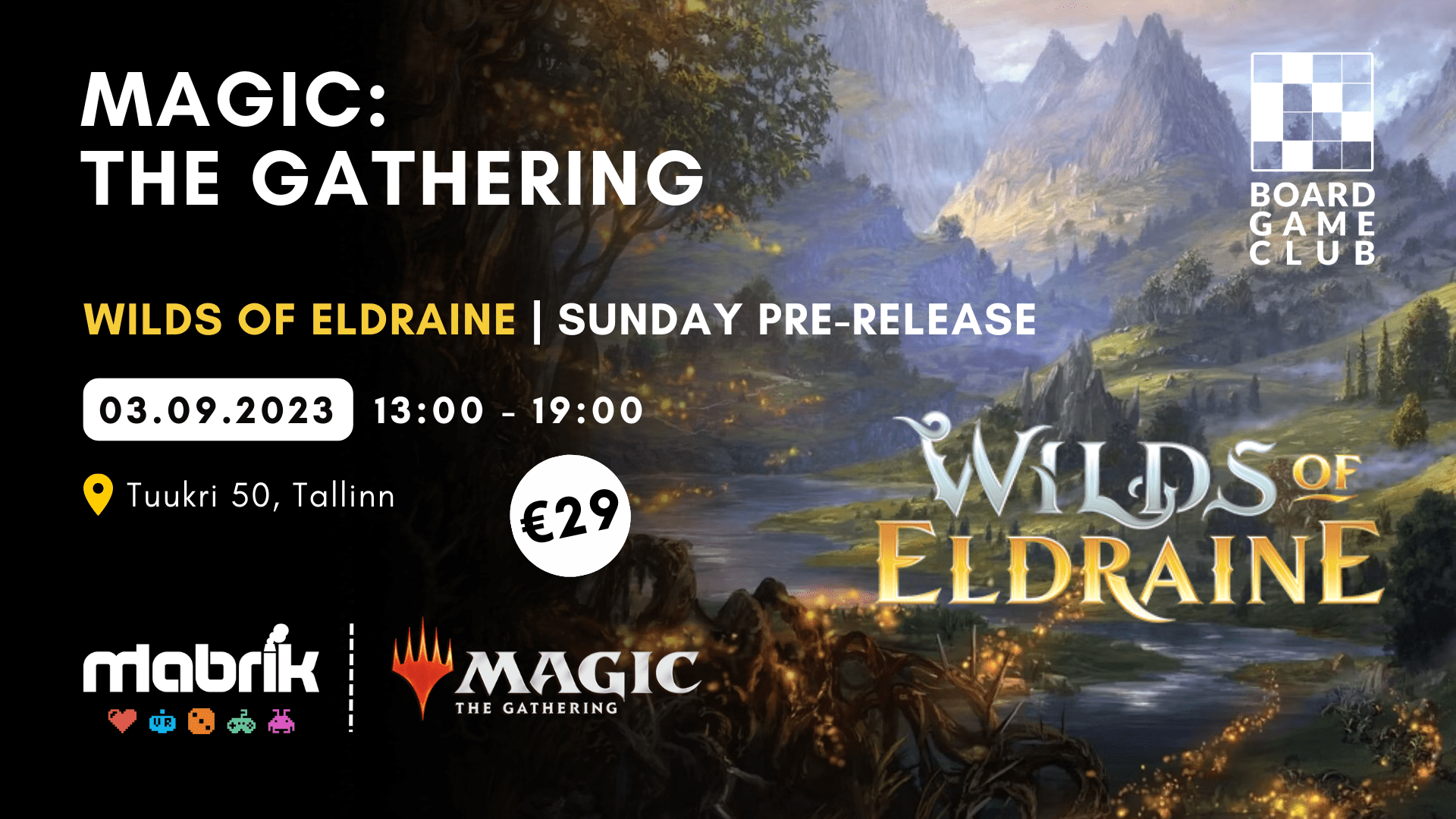 Events - 03.09.2023 - MTG: Wilds of Eldraine Sunday Pre-Release