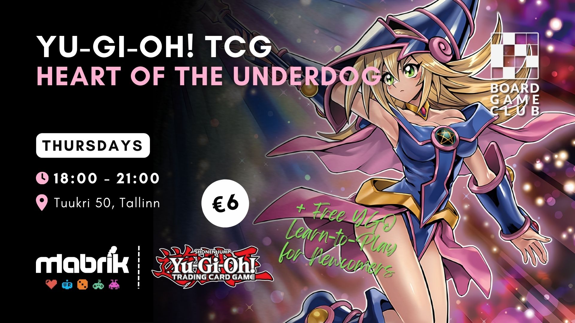 Events - Every Thursday - Yu-Gi-Oh! Heart of the Underdog.