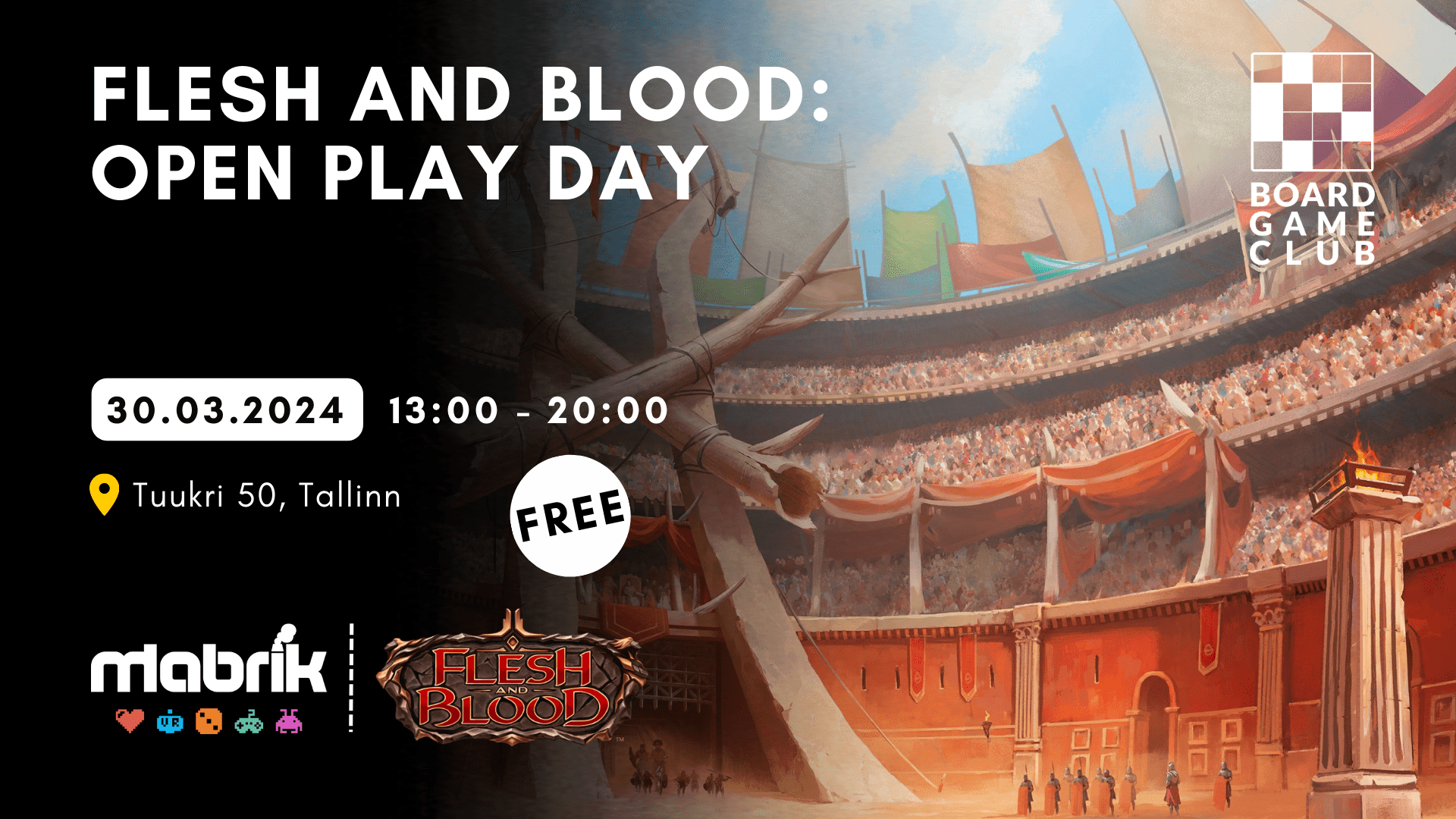 Events - 30.03.2024 - Flesh and Blood Open Play Day