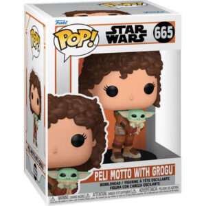 Funko POP! The Mandalorian - Peli Motto w/ Grogu 10 cm