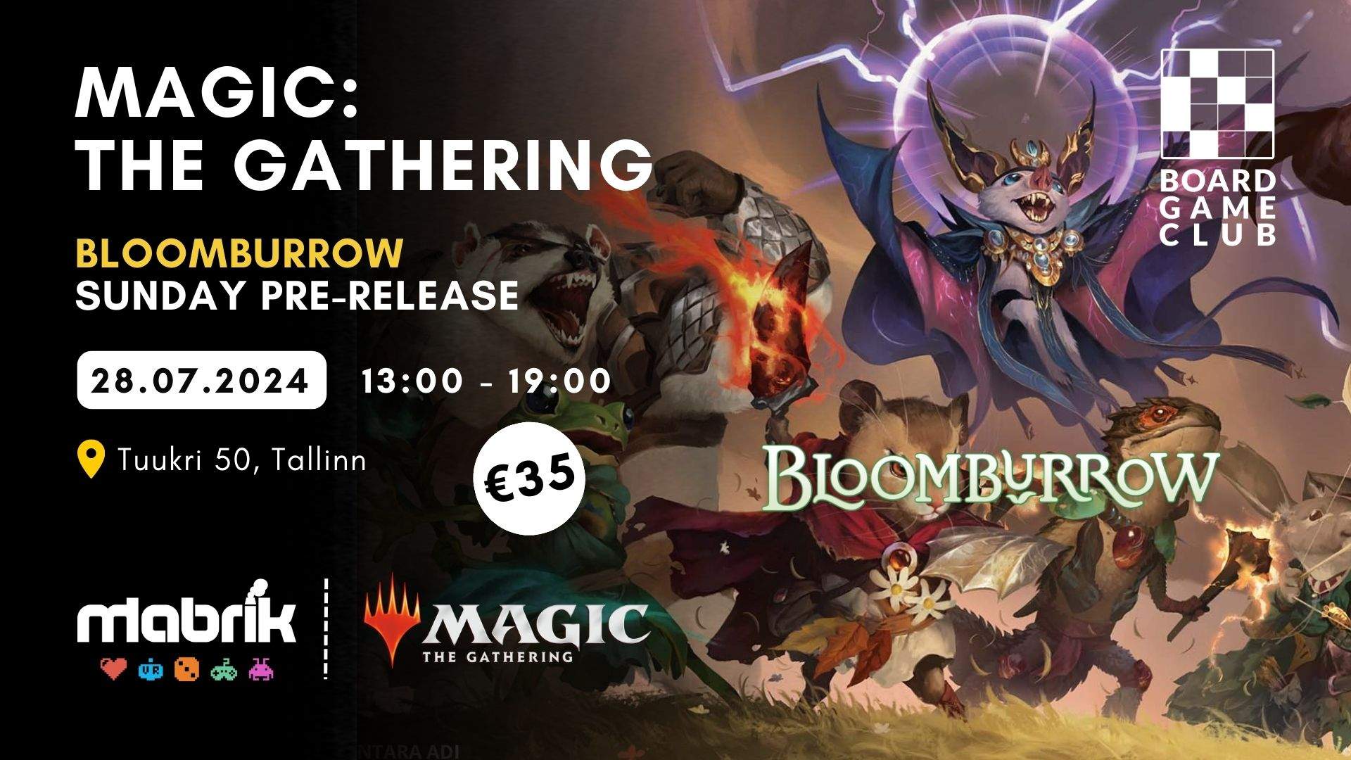 Events - 28.07.2024 - MTG: Bloomburrow - Sunday pre-release