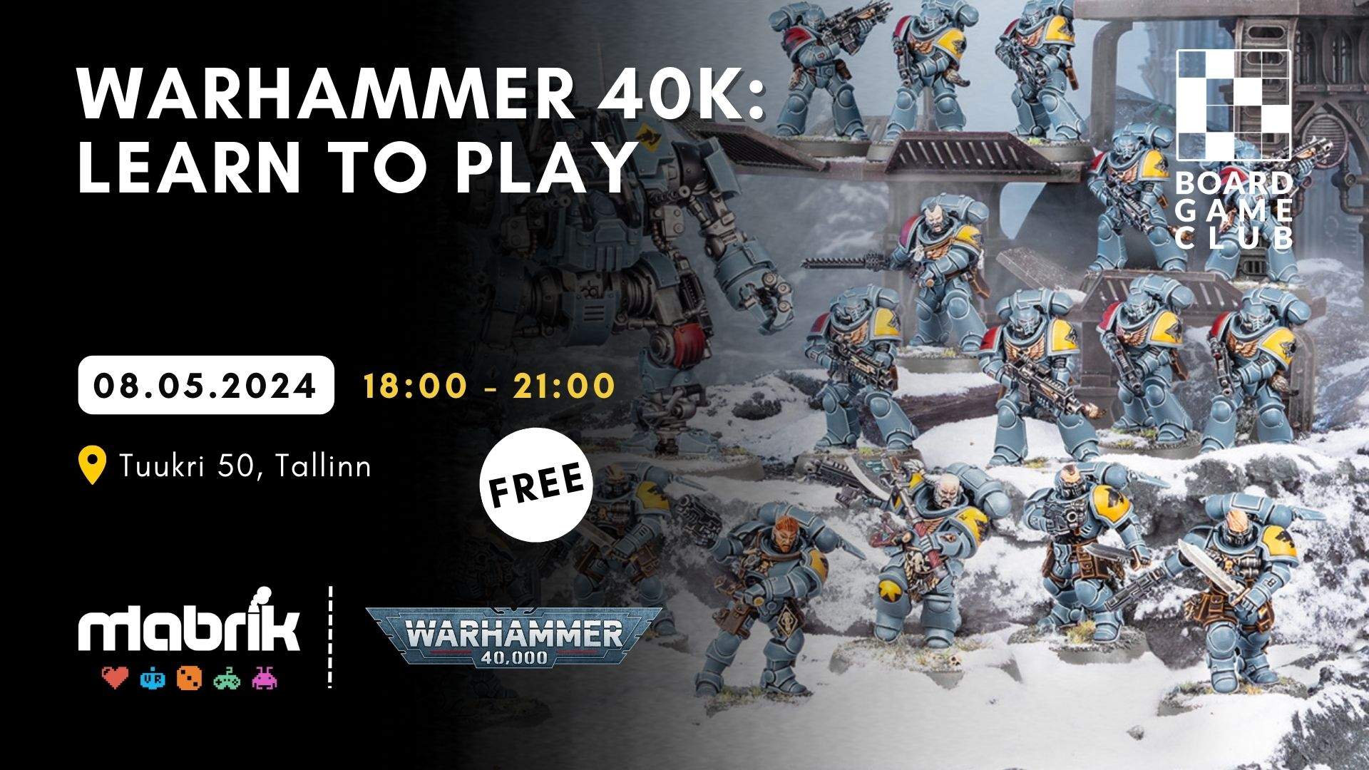 Events - 01.05.2024 - Warhammer 40k - Learn To Play