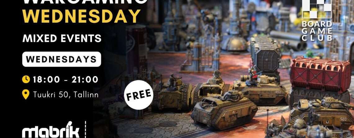 Events - Wargaming Wednesdays