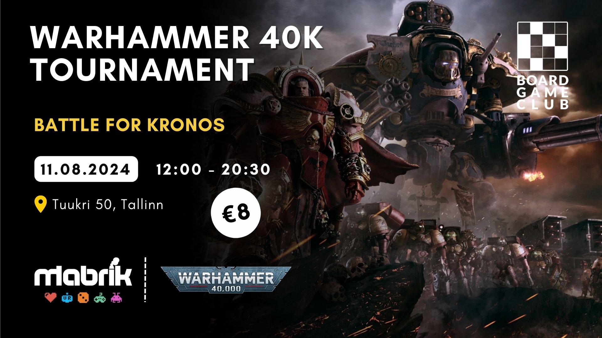 Events - 11.08.2024 - Warhammer 40k - Battle For Kronos