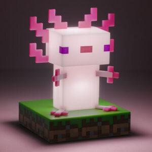 Lamp Minecraft - Axolotl 11 cm