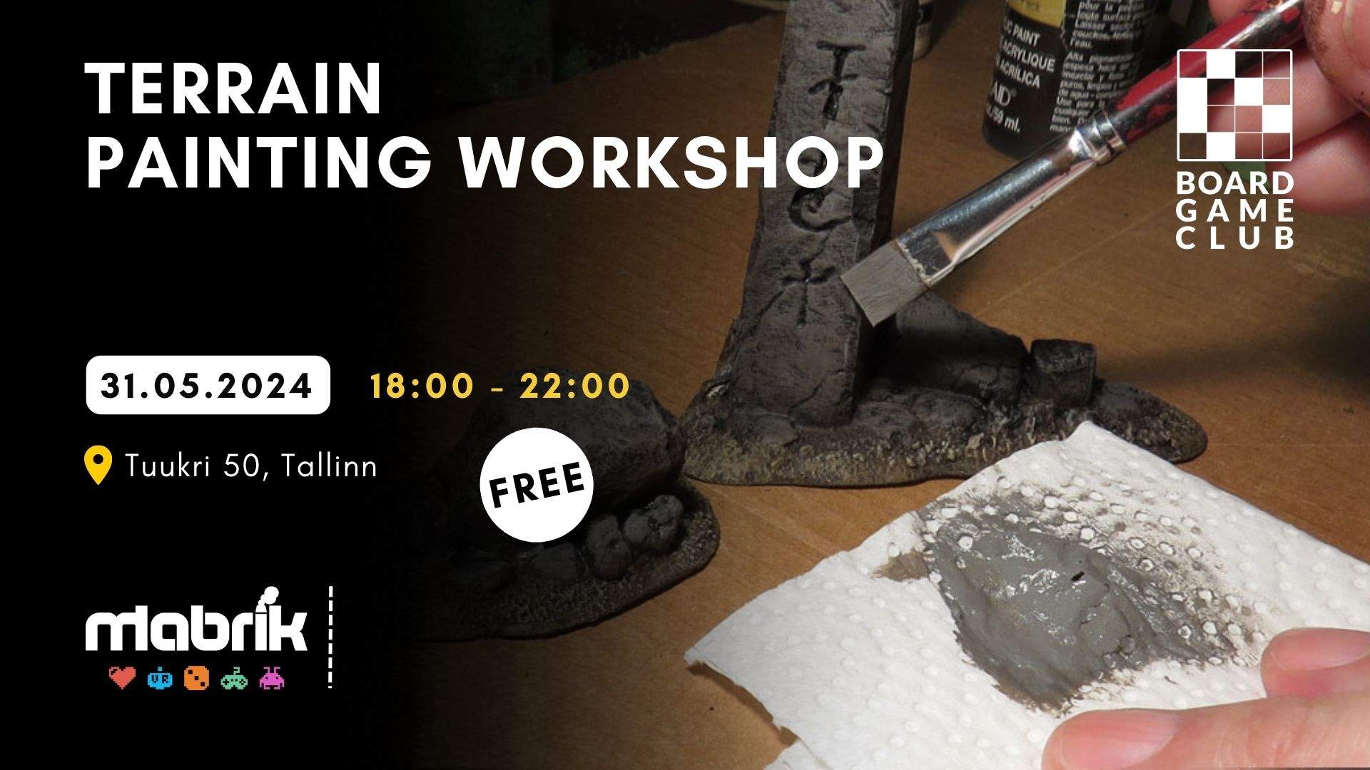 Events - 31.05.2024 - Terrain Painting Workshop