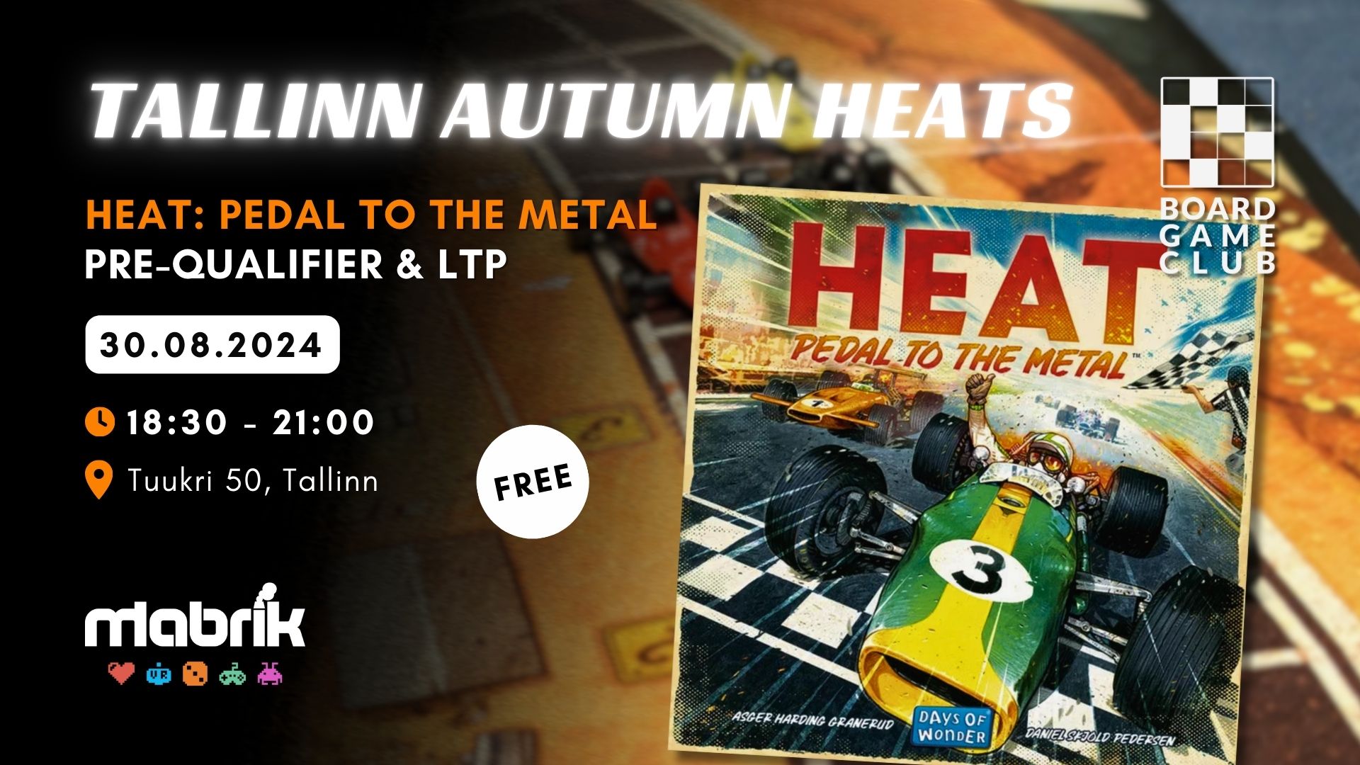 Events - 30.08.2024 - Heat Qualifiers & LTP.