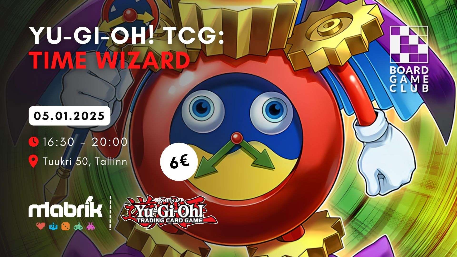 Events - 05.01.2025 - Yu-Gi-Oh! TCG - Time Wizard