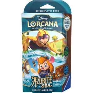 Disney Lorcana: Azurite Sea – Emerald & Sapphire Starter Deck