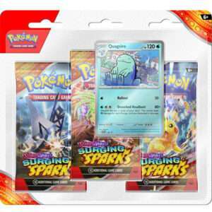 Pokémon TCG: Surging Sparks - 3-Pack Blister (Quagsire)