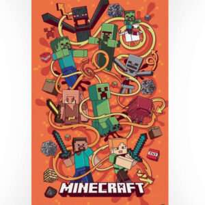 Plakat Minecraft - Funtage Montage 61 x 91 cm
