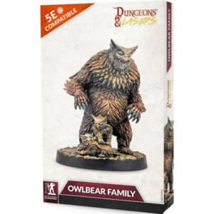 Dungeons & Lasers Owlbear Family