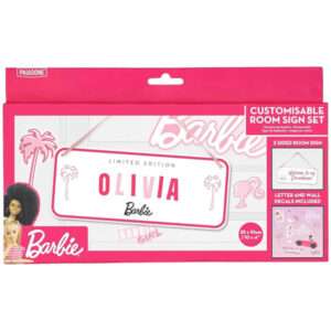 Kinkekomplekt Barbie - Customisable Room Sign & Decals