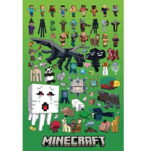 Plakat Minecraft - Character Montage 61 x 91 cm