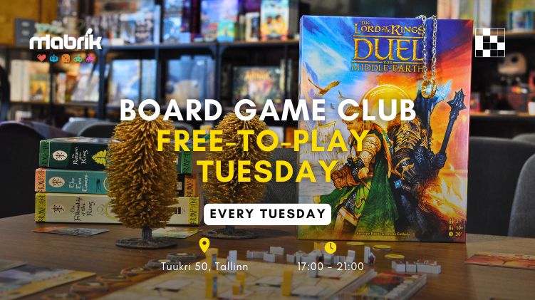 Events - Board Game Club - Free-to-play Tuesday