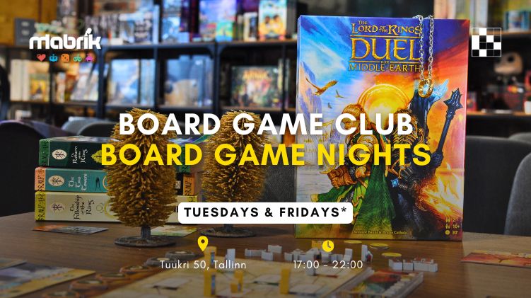 Events - Board Game Club - Board Game Nights
