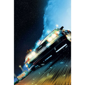 Kunstitrükk Back to the Future - DeLorean 42 x 30 cm