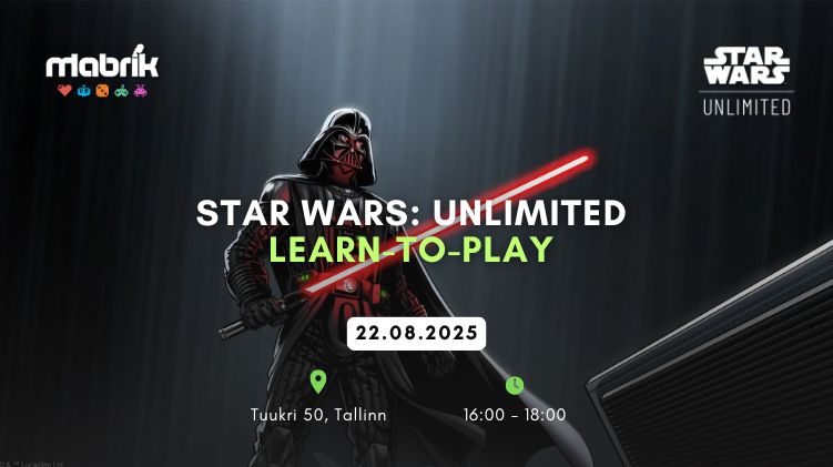 Events - 22,08,2025 - Star Wars: Unlimited - Lear-to-play