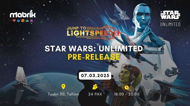 Events - 07.03.2025 - Star Wars: Unlimited - Pre-Release