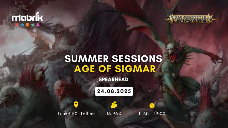 Events - Age of Sigmar: Summer Sessions - Spearhead