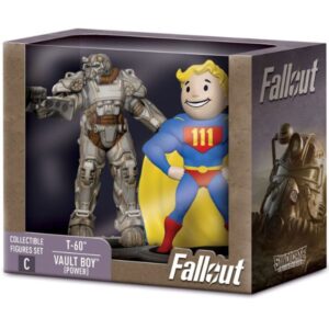 Fallout Mini Figures 2-Pack T-60 & Vault Boy (Power) 7 cm