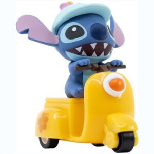 Lilo & Stitch Pull Back Vehicle - Yellow Motorcycle 6 cm