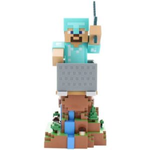 Minecraft Steve in Diamond Armor Cable Guy 22 cm