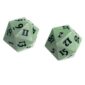 Ultra-Pro Vivid Heavy Metal D20 Dice Set - Cool Matcha (2)
