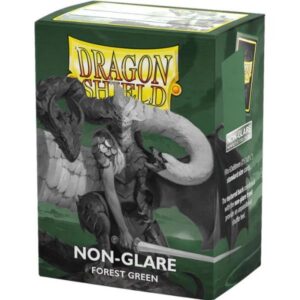 Dragon Shield Non-Glare Matte - Forest Green (100)