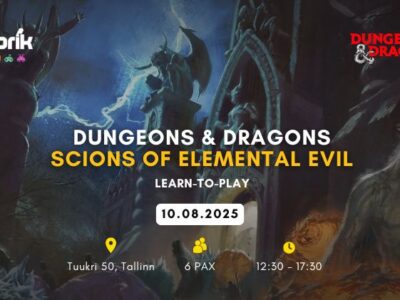 Events - 10,08,2025 - D&D -Scions of Elemental Evil