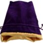 FanRoll Purple Velvet Dice Bag