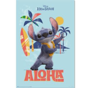 Plakat Disney Lilo & Stitch - Aloha 61 x 91 cm